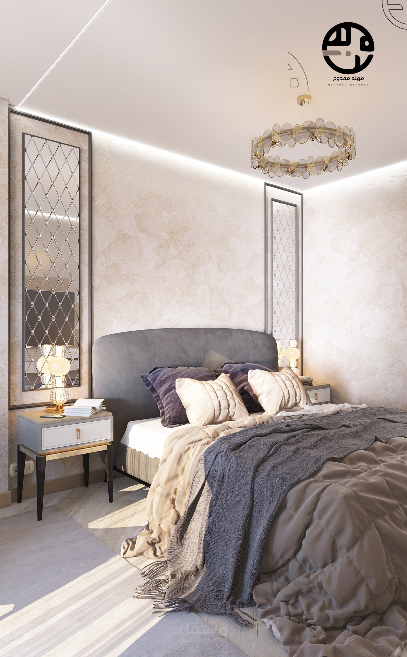 MODERN Design "Bedroom" | تصميم عصري نهائي لغرفة نوم