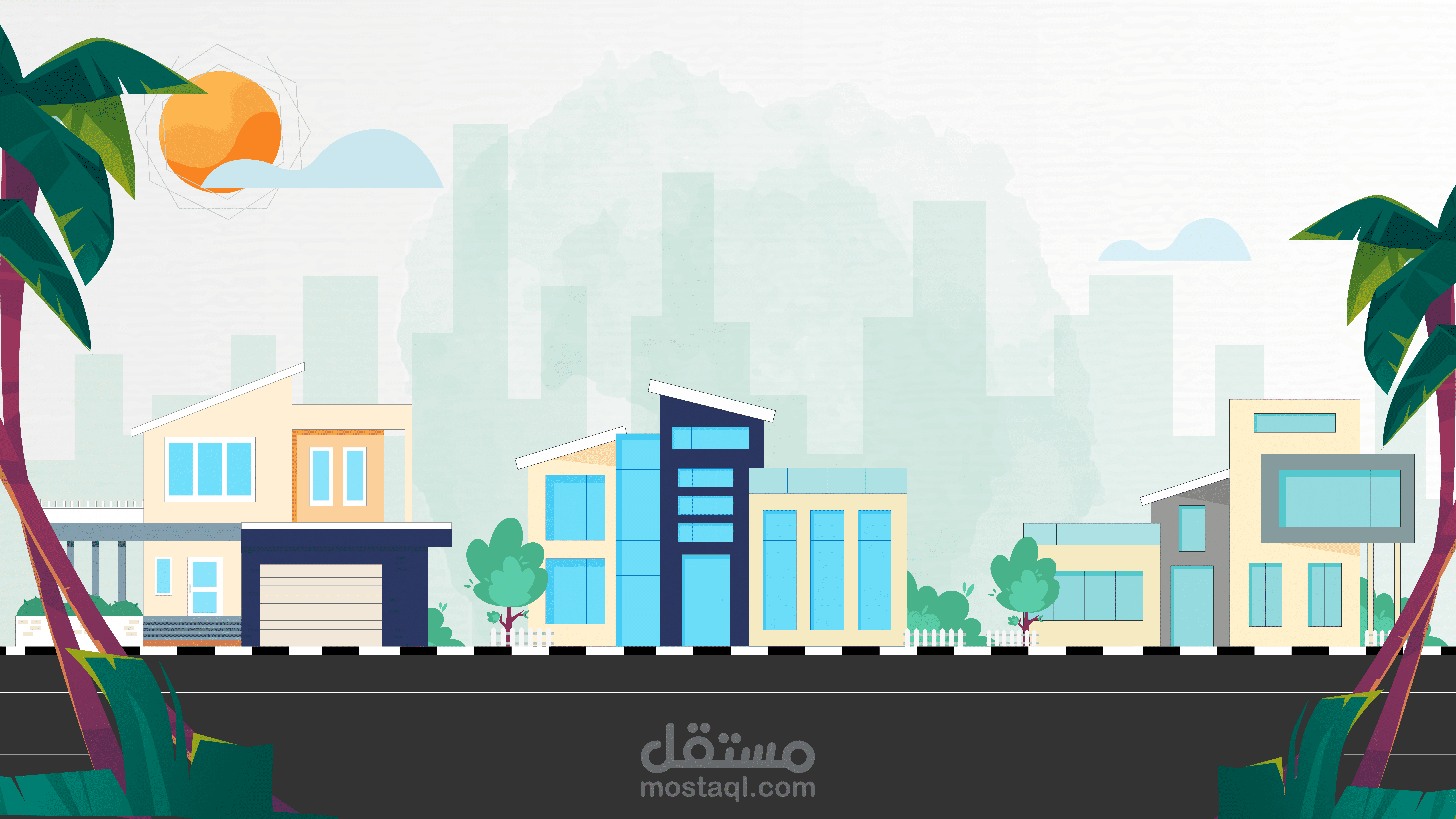 فيديـو موشـن جرافيـك لمنصـة محـرك العقـار