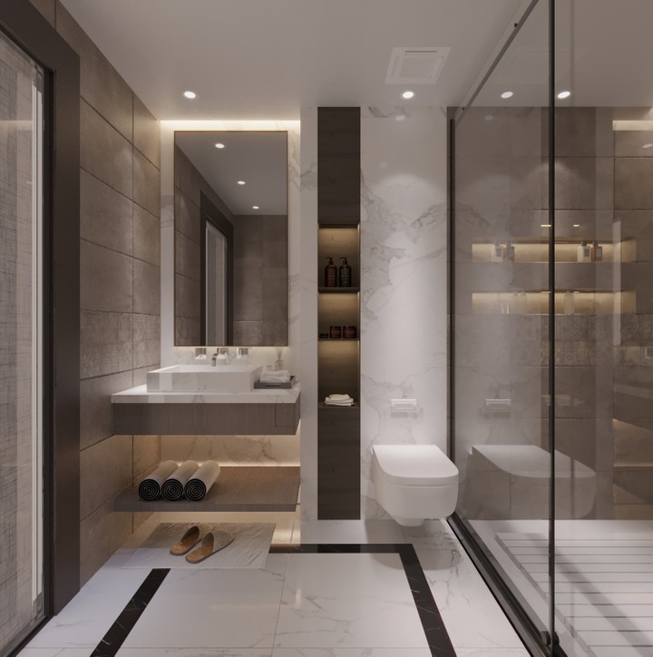 Modern bathroom