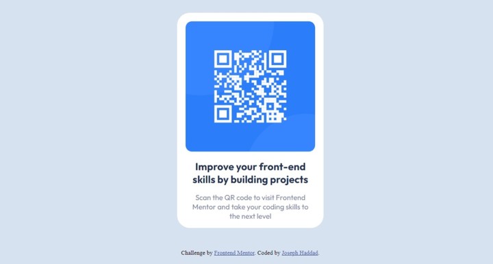 qr-code (Frontend Mentor Challenge)