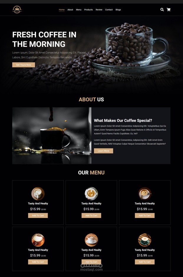 Coffee website