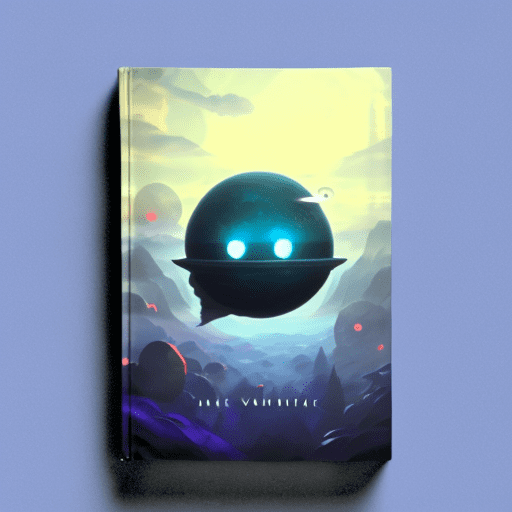 غلاف كتاب (book cover) مع لمسات من الذكاء الاصطناعى (AI)
