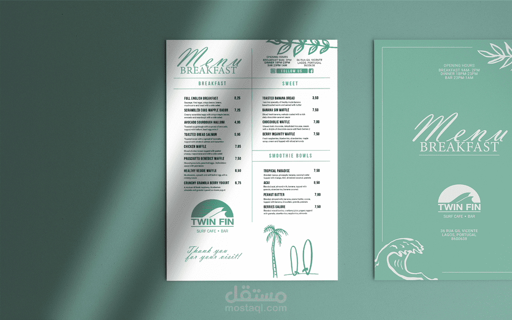 Menu design