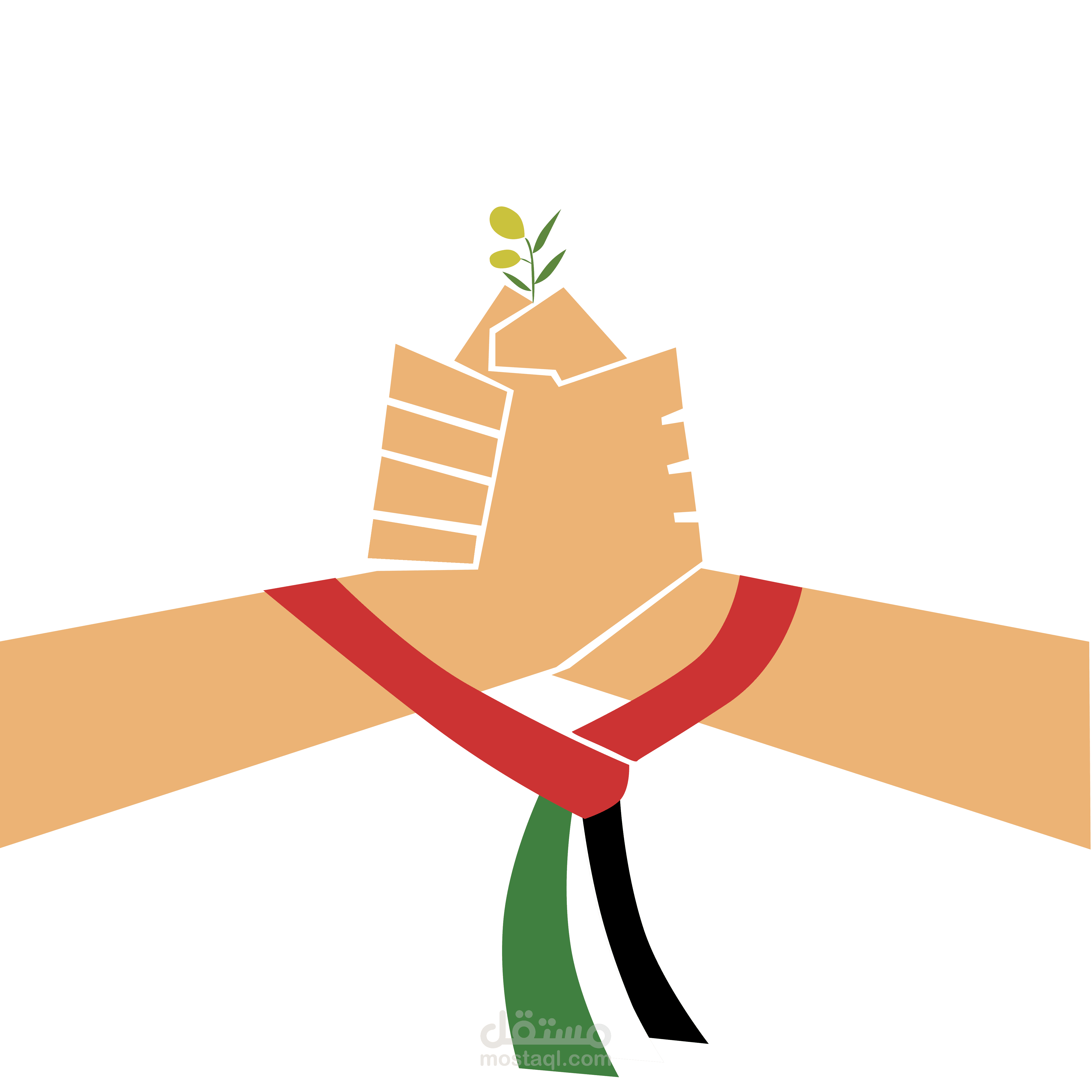 تصميم شعار للمصالحة الفلسطينية