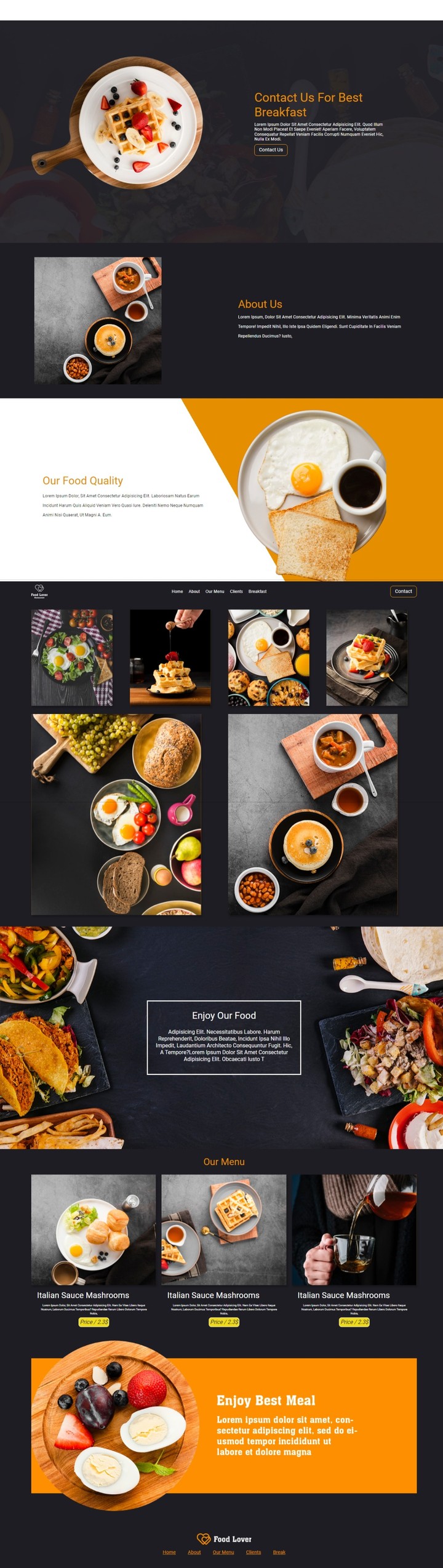 food returant website