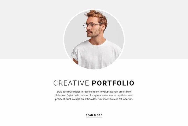 تصميم مواقع التعريف الذاتي Portfolio