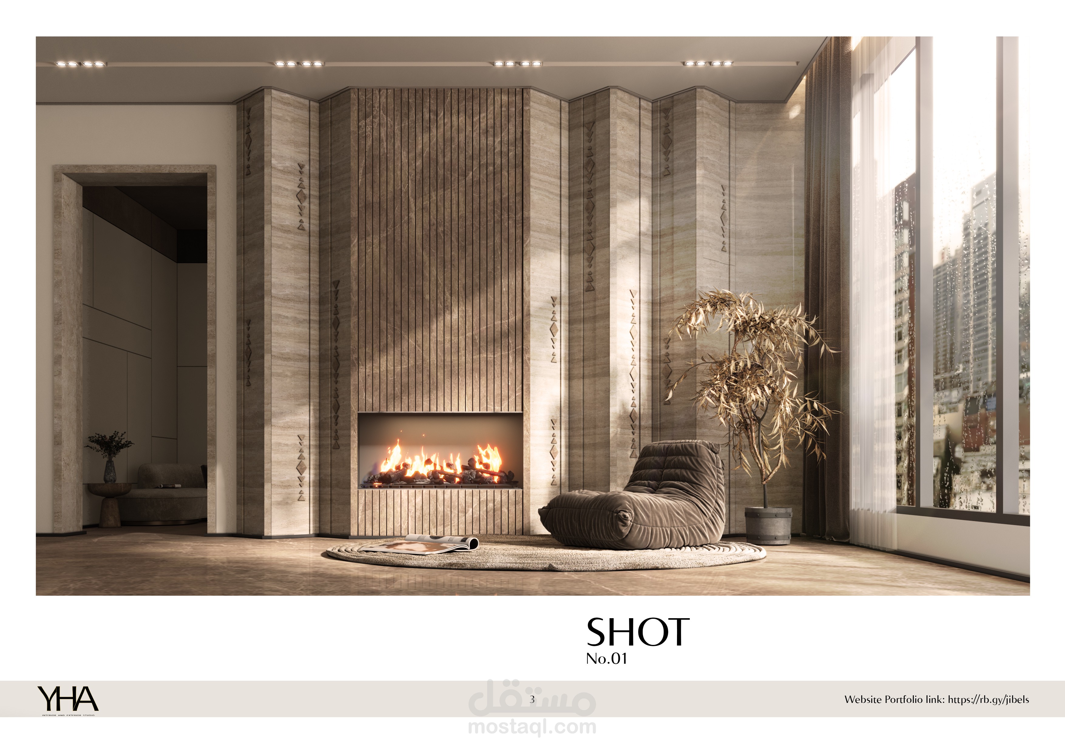 مشروع المدفأة في الاردن Fireplace Project At Jordan مستقل