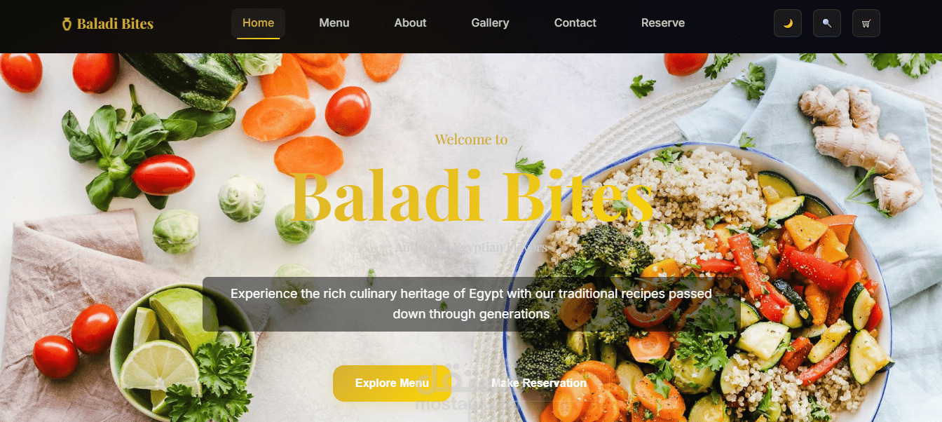 Baladi Bites – Egyptian Food Website