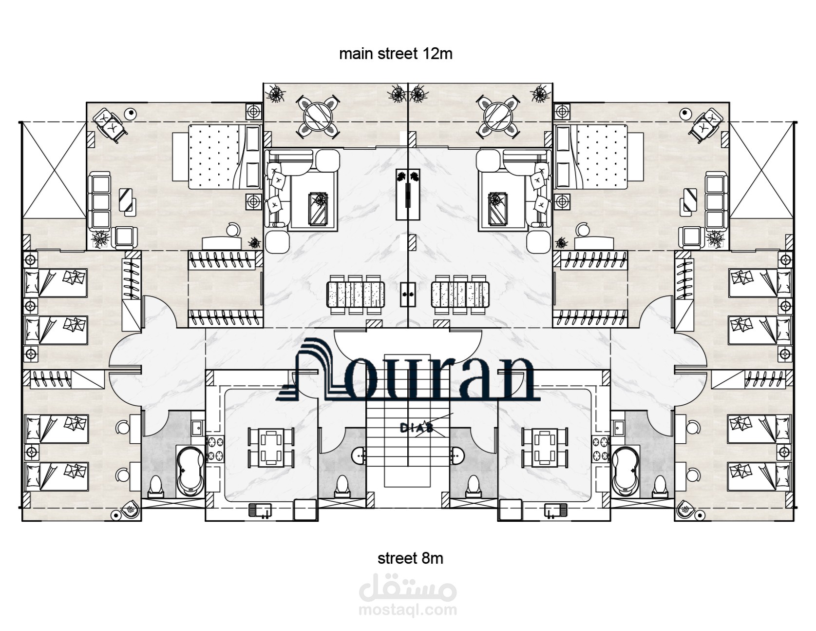 2d plans design (تصميم معماري)