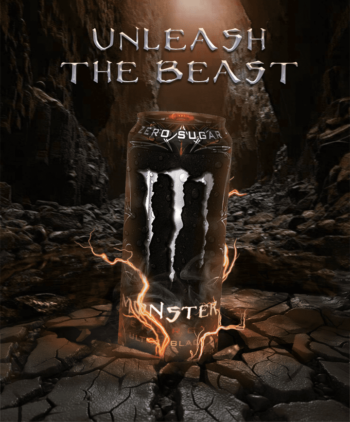 Monster Energy Drink - Social Media Poster