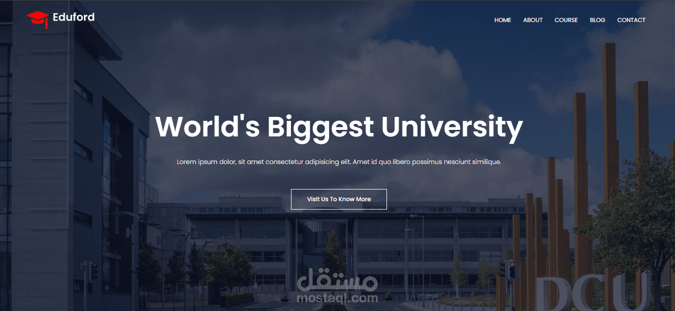 تصميم واجه موقع ب html and css فقط  التصميم متجاوب ع كل الشاشات