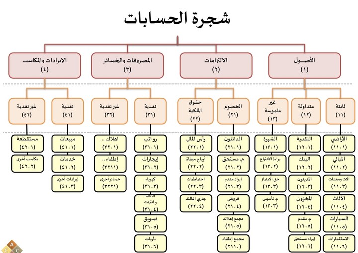 إعداد الدليل المحاسبي