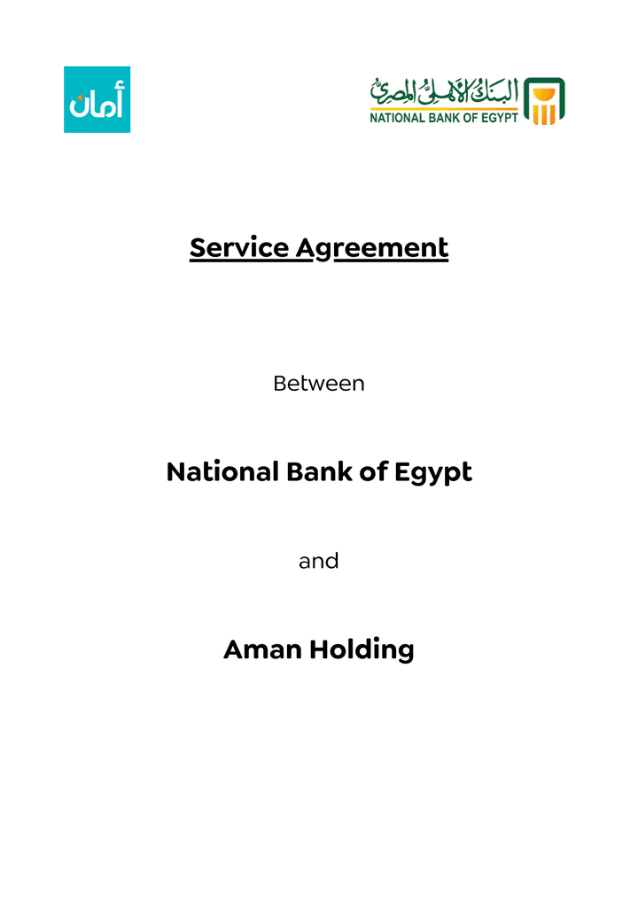 National Bank of Egypt - Aman Holding