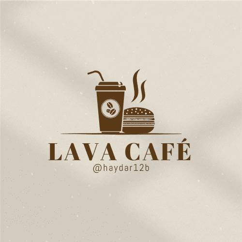 Logo design lava Café