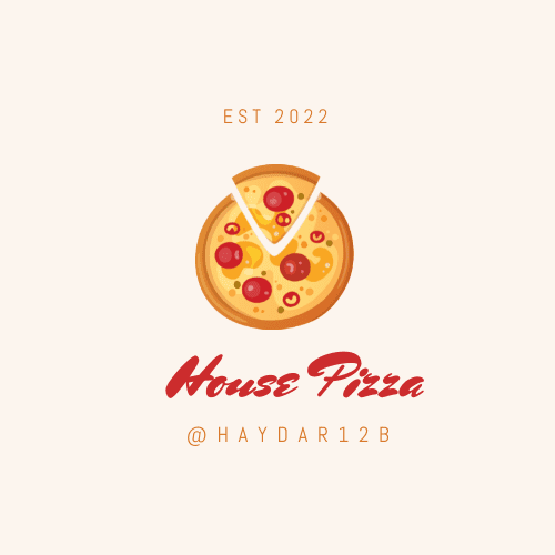 Logo design house pizza