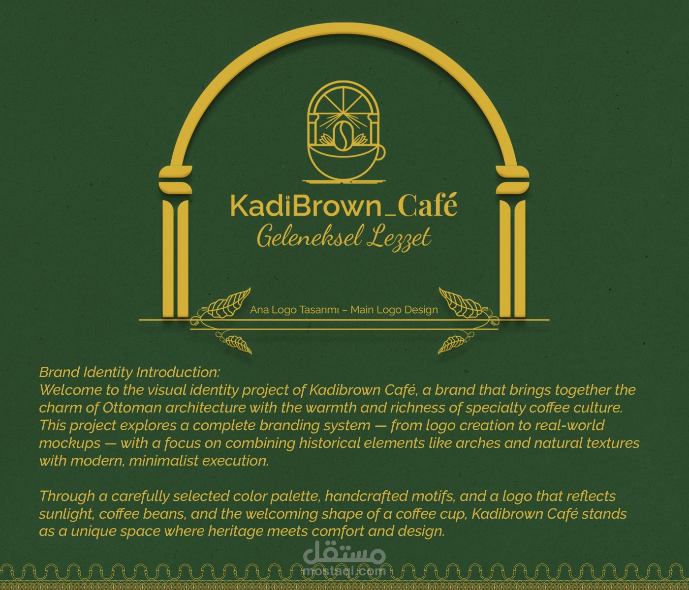Kadibrown Café – Ottoman-Inspired Café Branding