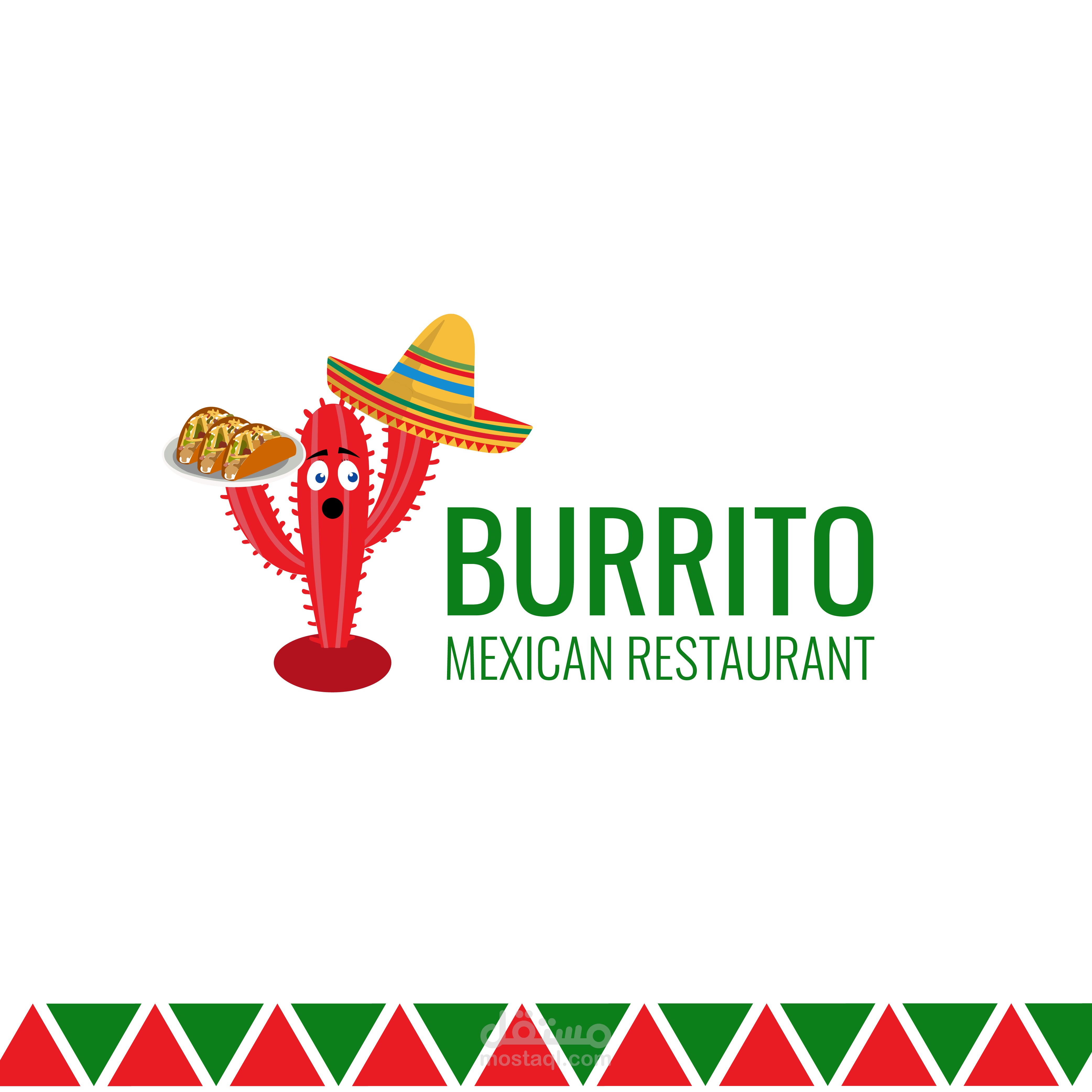 هوية بصرية كاملة لمطعم Burrito