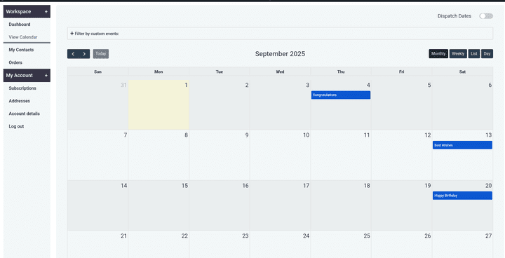 Custom Gift Card & Event Management Platform – WordPress