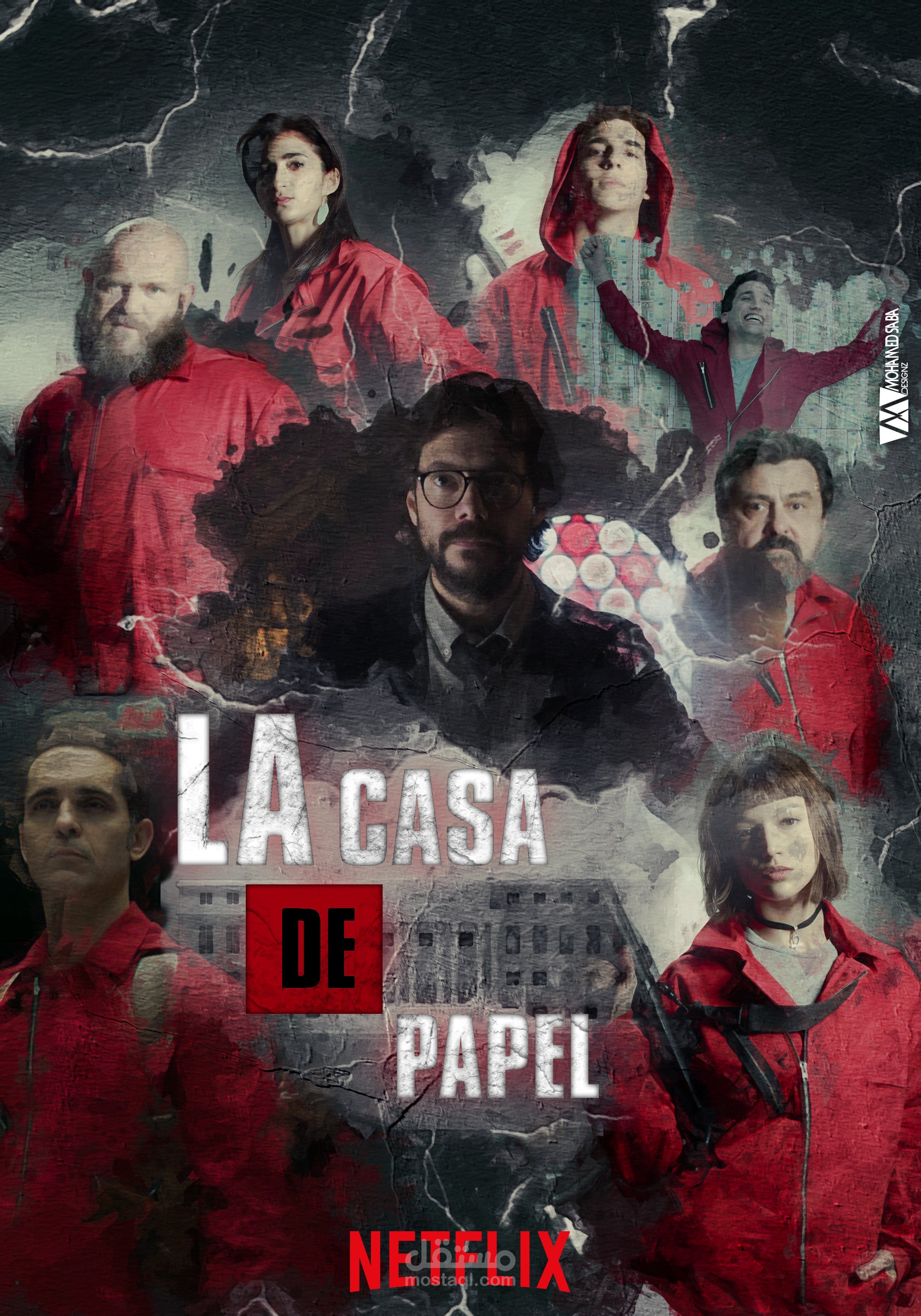 La casa de papel (poster fan art)