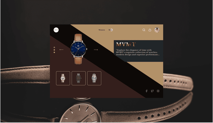 MVMT صفحة هبوط للبيع الساعات