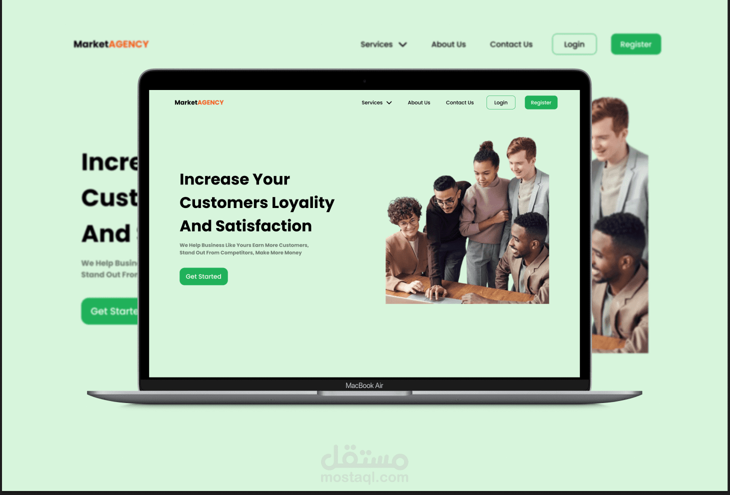 (landing page)Market Agency