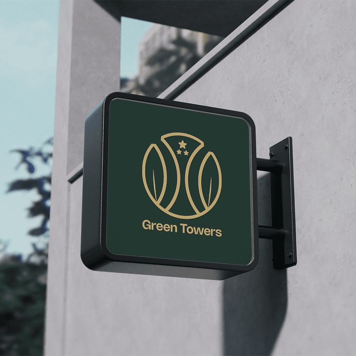 Green Towers - brand identity