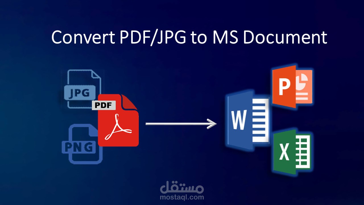 Word and excel to pdf file 