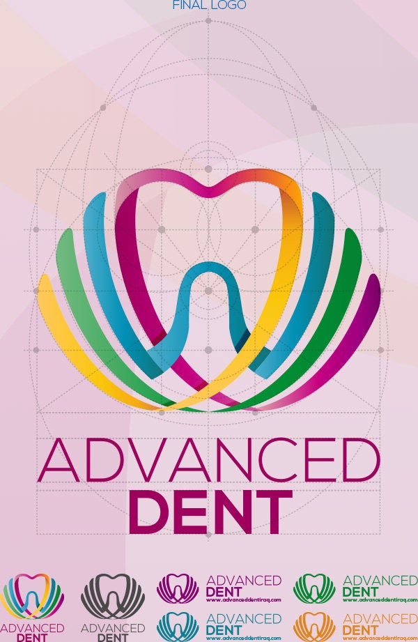 شعار + هوية بصرية Advanced Dent
