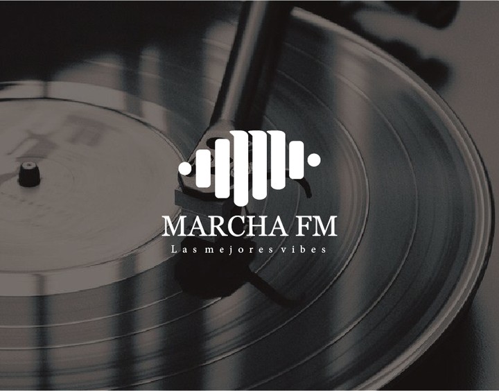 تصميم شعار و هوية بصرية لراديو مارشا FM