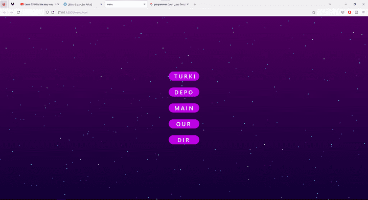 css && html animation  menu