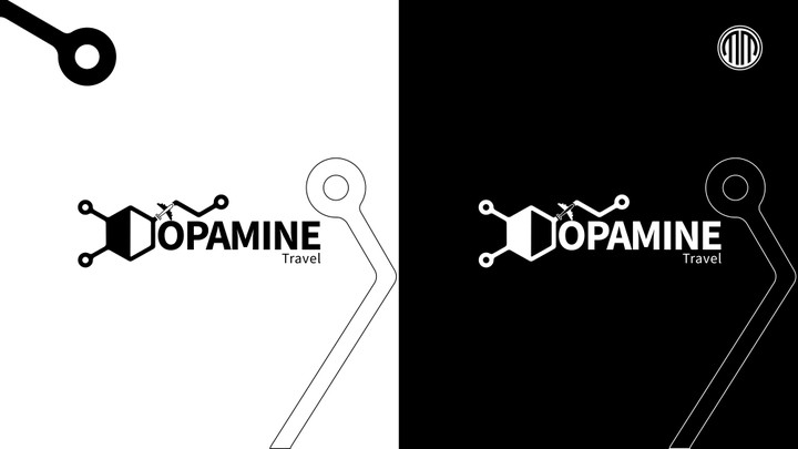 Creative Logo design - Dopamine Travel