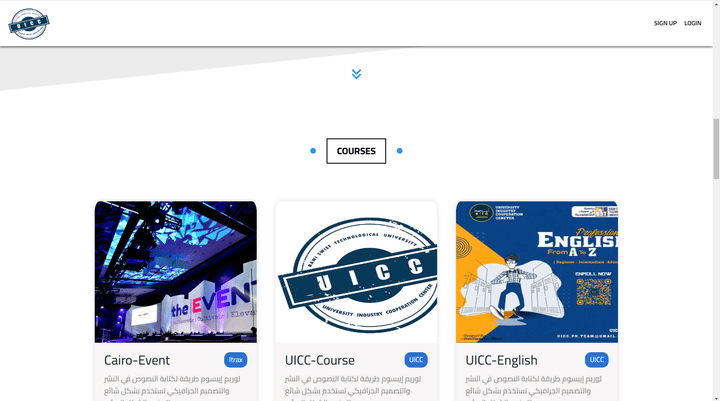 Uicc Courses Website