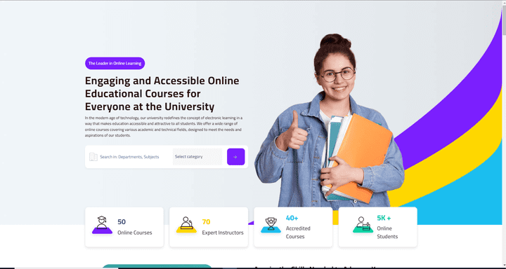 E-Learning Website