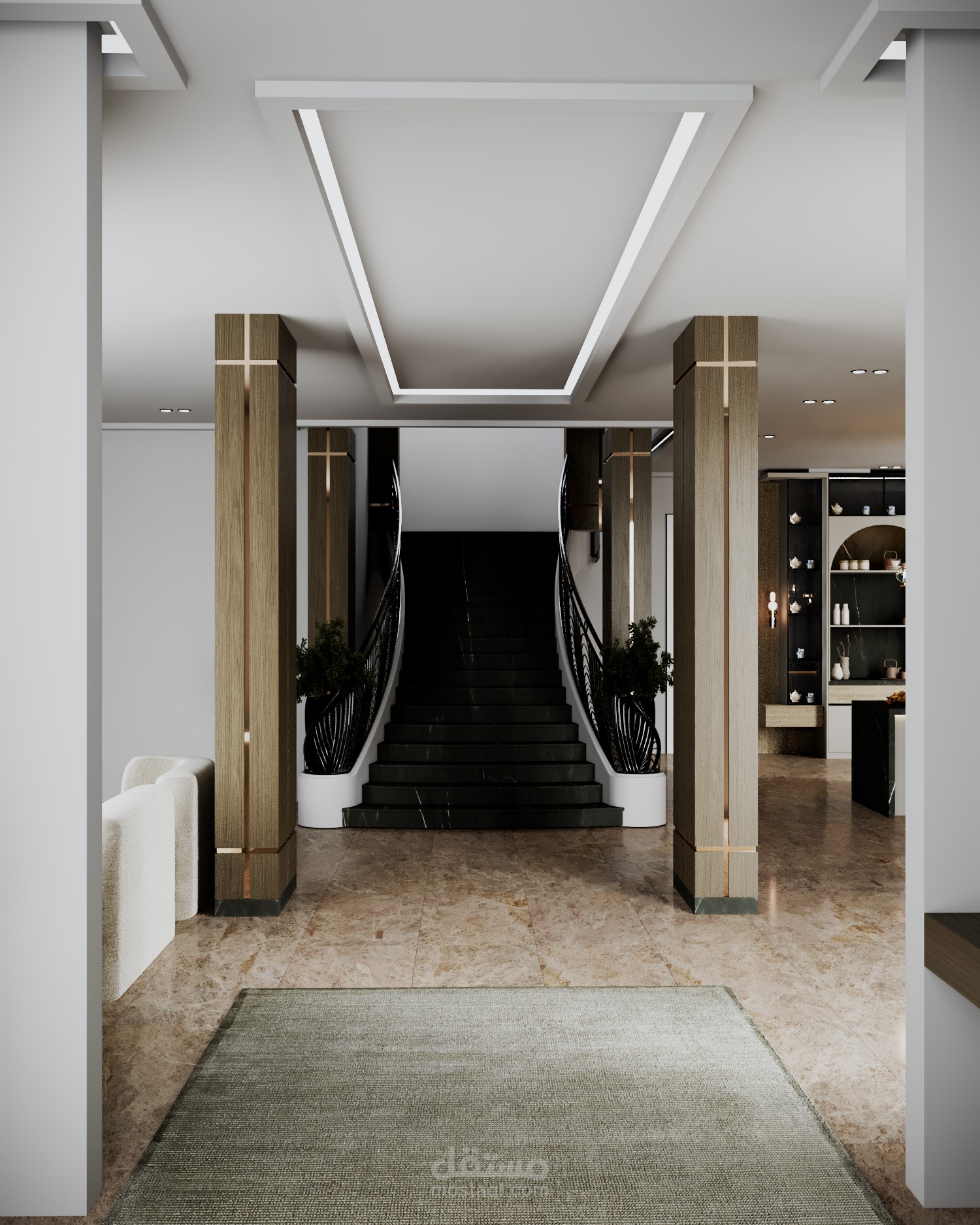 Villa entrance