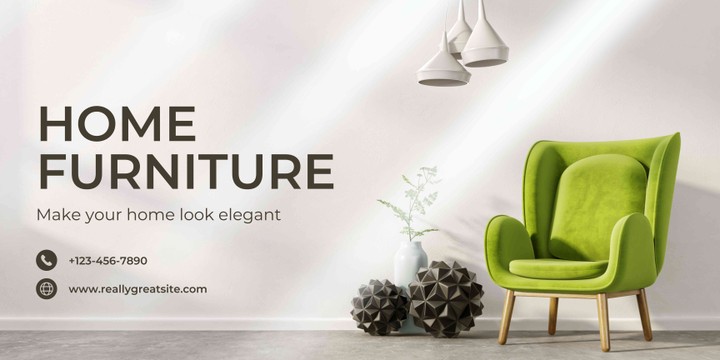 Banner for furniture