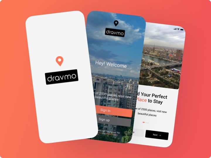 Dravmo Mobile App - rental app