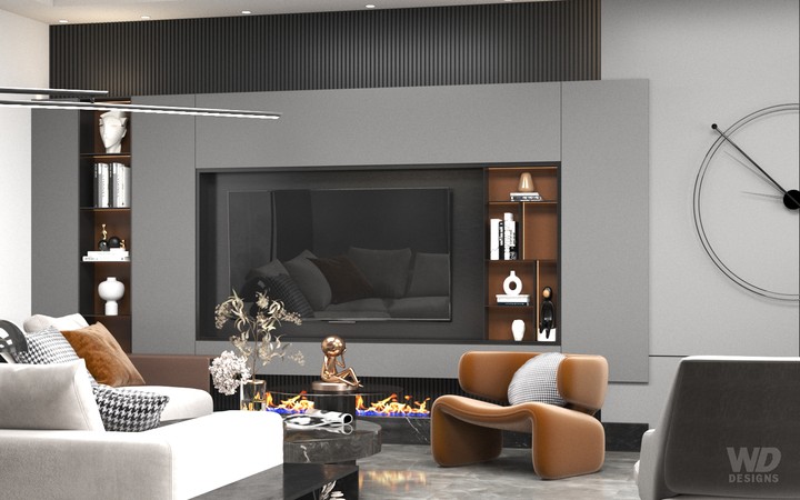 modern living room / غرفة جلوس مودرن