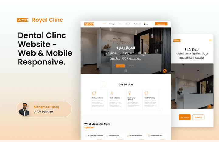 Landing page - Dental Clinic