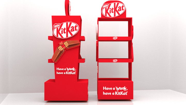 Kitkat Floor Display Design