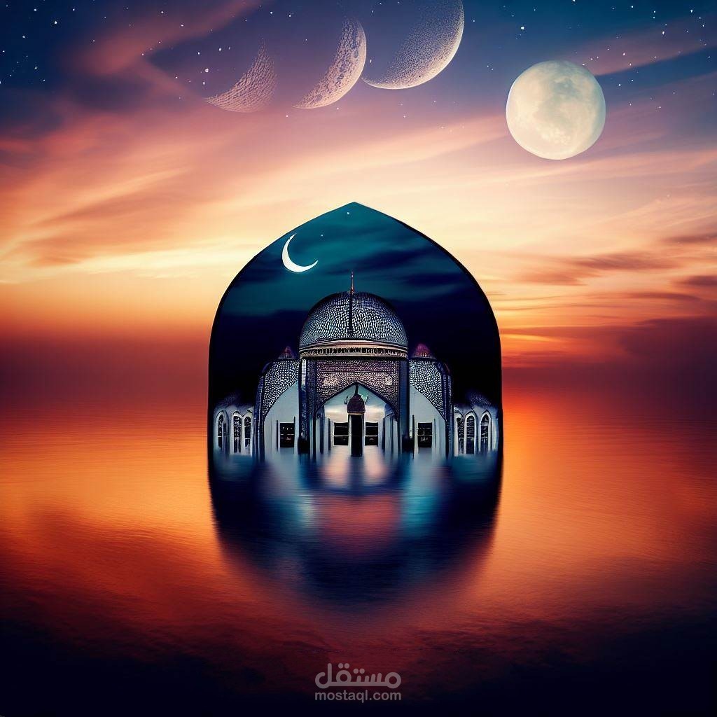 مشروع تصميم اسلامي خيالي