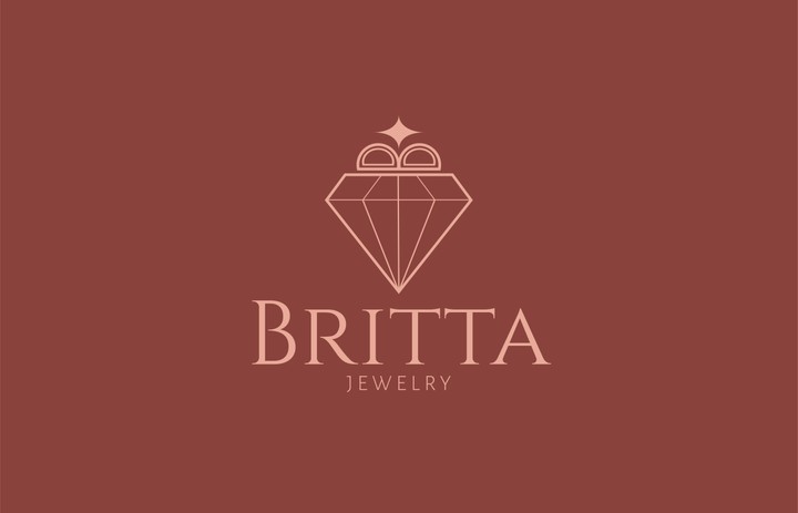 شعار لمحل مجوهرات Britta jewelry