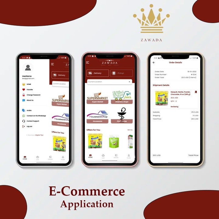 Zawada Application [ E-commerce ]