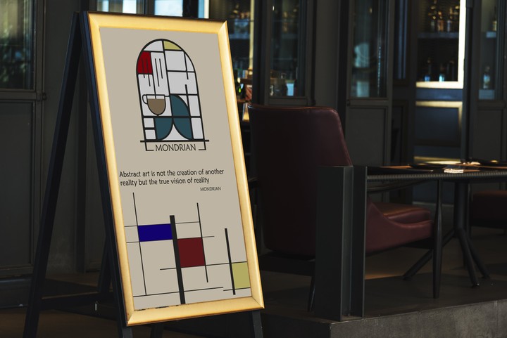 Mondrian cafe