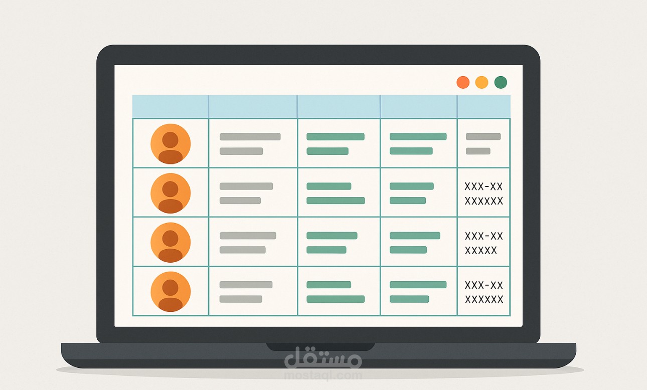 إدخال بيانات طلاب من صور إلى Excel بدقة وتنظيم