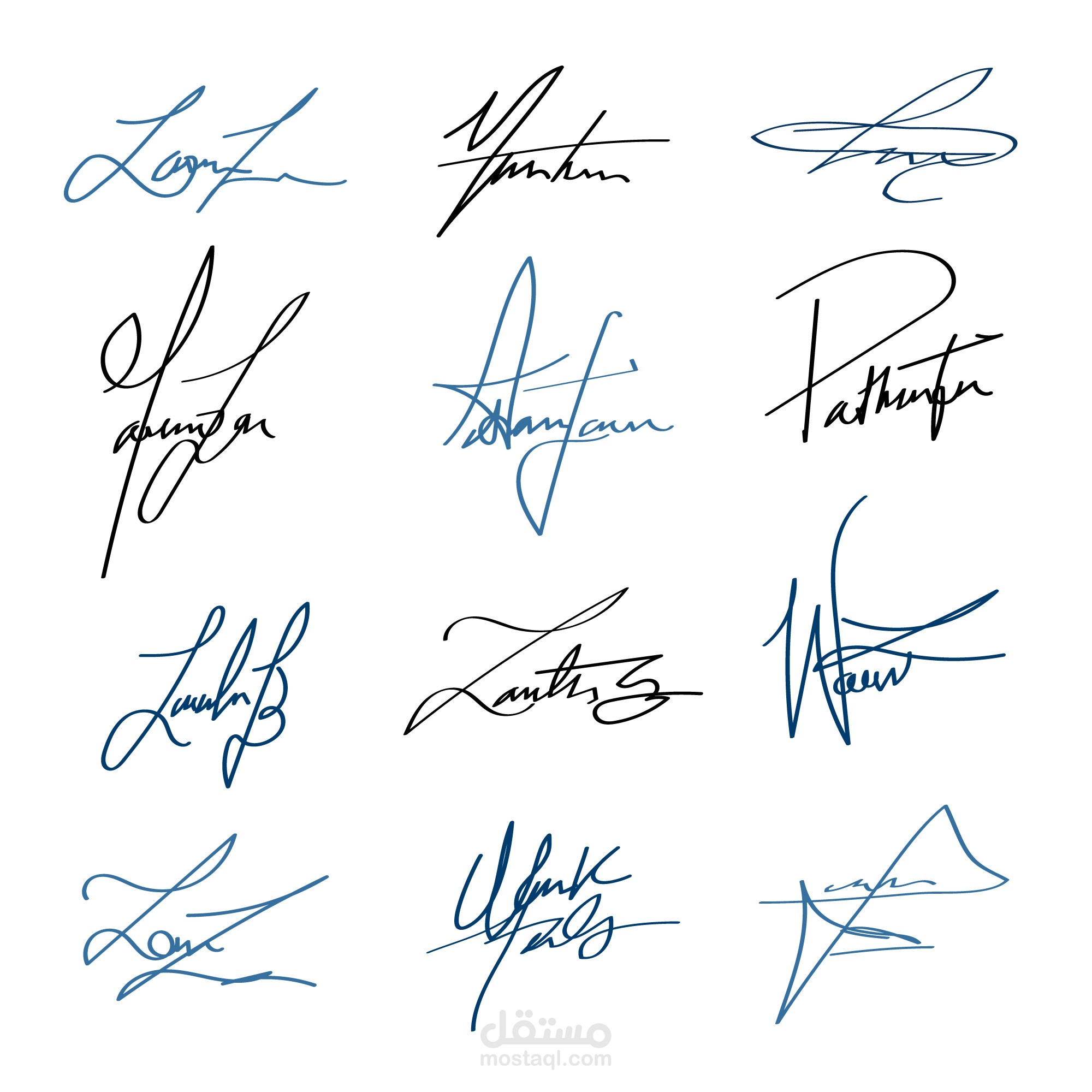 Create signature handwriting 