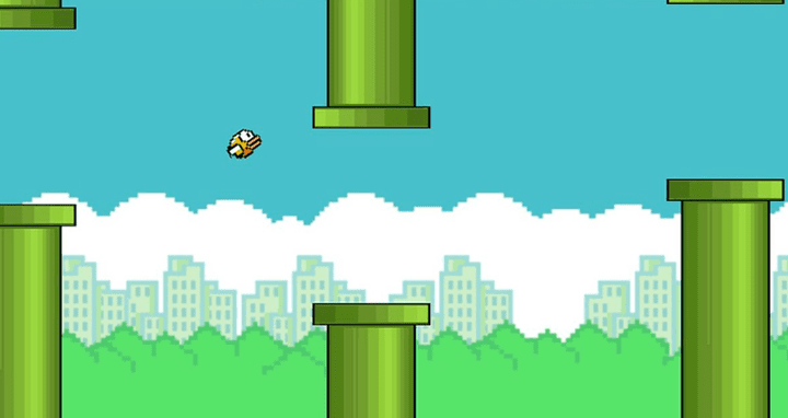 2D Flappy bird game