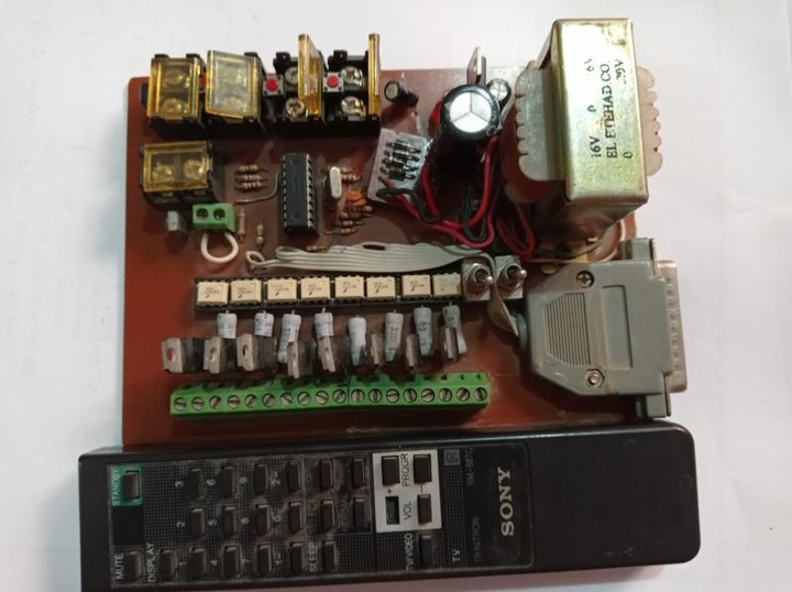 PC - Remote - Microcontroller control card