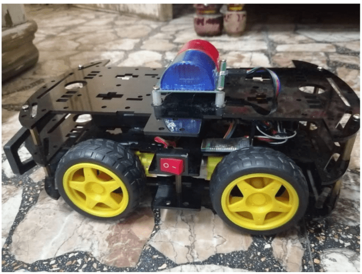 Remote control of a robot using IoT in Real Time