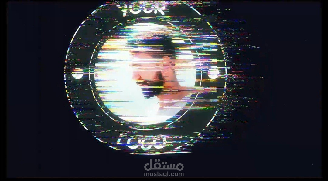 انترو موشن جرافيك للشعار الخاص بك glitch