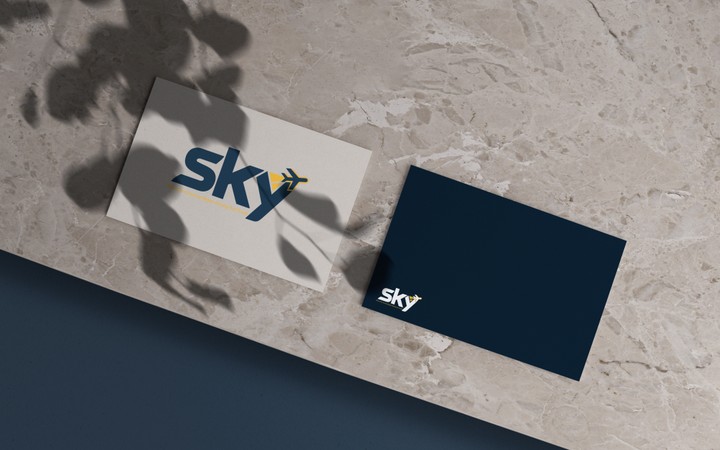 لوجو لشركه SKY للطيران